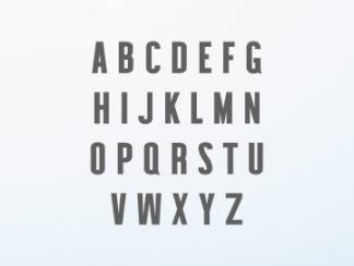 现代简约的无衬线字体