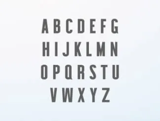 现代简约的无衬线字体