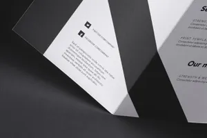 三折页传单贴图展示样机PSD模版 Z-Fold Psd Brochure Mockup