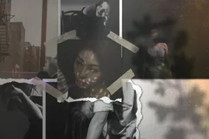 高品质的复古照片叠加样机展示模型mockups