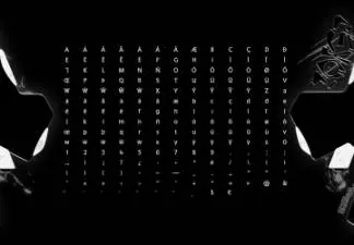 新潮流酸性艺术抽象英文衬线字体 FORGE - Nest