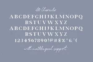 优雅的衬线和手写字体 Quentin Sonata - Font Duo