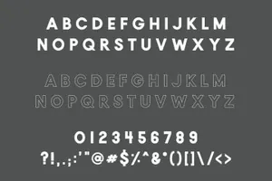 一款无衬线英文字体 Tokyo  A Designer Font Duo