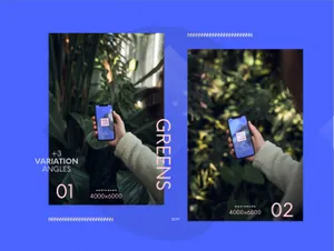 iPhone 11 Pro 时尚手持手机样机素材下载