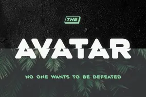 充满活力大胆信号干扰错位设计的英文字体 Bisect Display Font