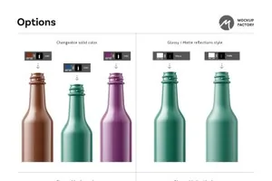 酱油瓶外包装设计样机模板