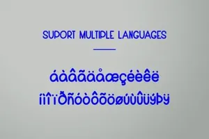 极具童趣的手写英文字体