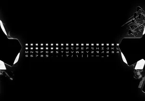 新潮流酸性艺术几何抽象英文装饰字体 FORGE - Ogre