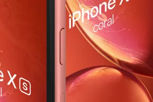 苹果Xr手机APP贴图样机模版素材 iPhone XR Mockup Isometric Vol3