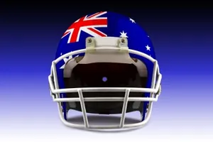 高品质的少见西游美式足球橄榄球头盔设计VI样机展示模型mockups