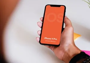 时尚高端专业的高品质iPhone 11 Pro APP UI样机展示模型mockups