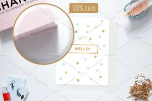 照片绘画演示样机模板 Ooh la la! 10 Mockups for your print