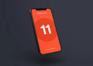 朝右的iPhone 11 Pro 手机样机下载