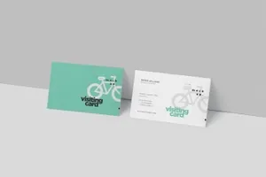 竖版名片样机素材下载