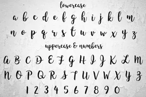 霸气的手绘字体 King Basil – handmade brush font