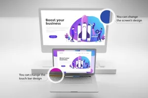 干净简单的网页样机下载