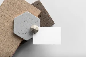 高逼格工业风混凝土花岗岩元素品牌VI贴图样机模板 Geometria - Branding Mockup