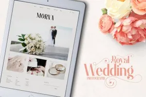 时尚的衬线字体 MORVA Typeface