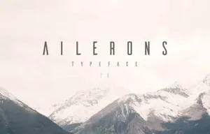 Ailerons Typeface 适合排版的英文字体 精选字体