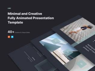 智能创意多功能PPT演示模板 LINO - Minimal  Creative Template