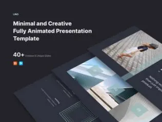 智能创意多功能PPT演示模板 LINO - Minimal  Creative Template