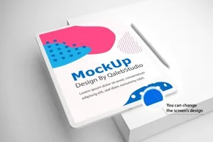 干净的 iPad Pro 多角度样机素材下载