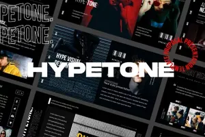 创意多用途主题设计Keynote演示模板 HYPETONE