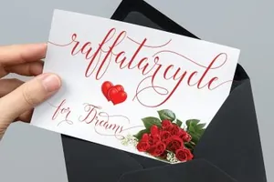 钢笔手绘字体 Raffiator script