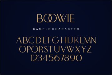 极简主义现代优雅无衬线英文字体 Boowie | Modern minimalist elegant.