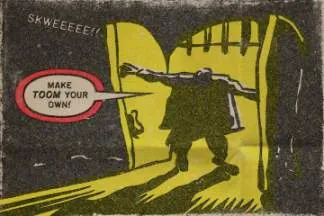 90年代头骨恐怖漫画机械模拟手写英文字体 RetroSupply - TOOM