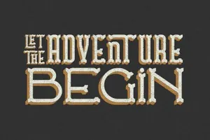 复古个性设计字体 Traveler Font. Huge update