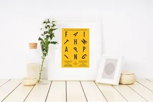 美丽的场景画框模型PSD贴图模板Photo Frame Mockup Templ
