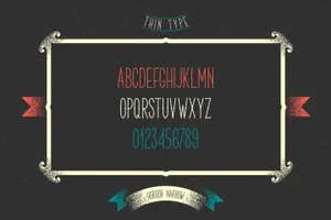 大标题字体 Heraldic Typefaces Set