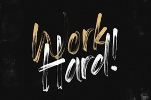 帅气笔刷SVG字体 Meraki SVG Script Font