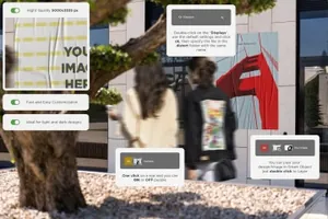 高品质的时尚高端专业海报设计样机展示模型