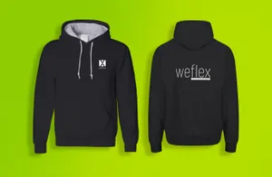 男士连帽衫卫衣服饰贴图样机PSD模板素材 Men’s Hoodie Mockup