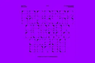 新复古未来派酸性艺术锋利刀锋英文抽象装饰字体 Scythe Display Font