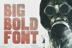 很粗的设计字体 Sledge Typeface