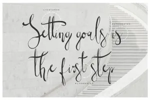 粗犷的英文手写字体 Berthe Script Font