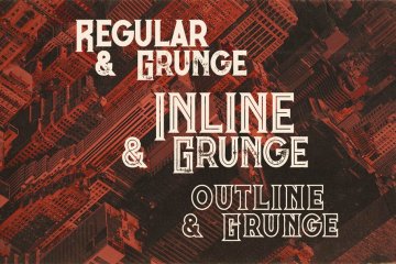 经典的粗体字体 Murray – 6 Vintage Style Fonts