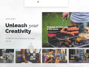 Gatsby PSD Template多用途网站模版