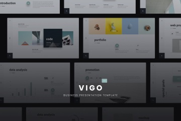 高端简约时尚高品质的多用途keynote幻灯片演示模板