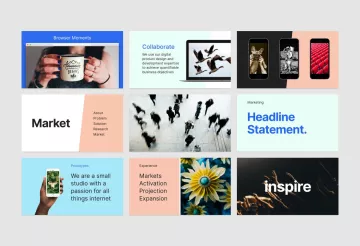 简约时尚的ppt模板下载