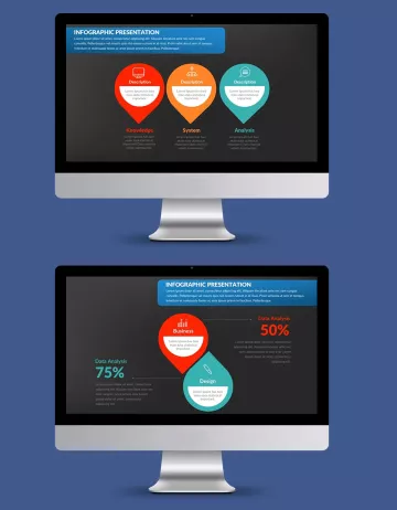 多用途信息图表PPT图表素材下载