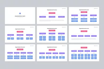 各种各样的组织结构图素材ppt模板