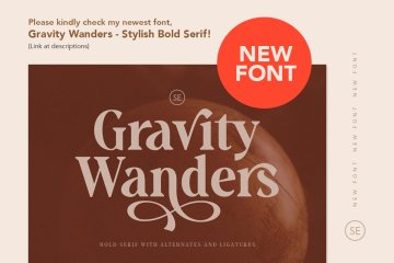 经典有机的衬线英文字体 Louise Walker - FONT DUO