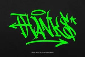 都市街头涂鸦艺术英文装饰字体 Ilhamtaro - Hartrein