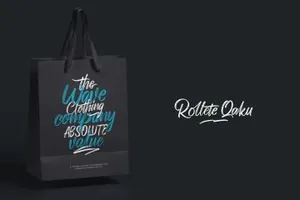 大气手写字体 Rollete Qaku Fonts