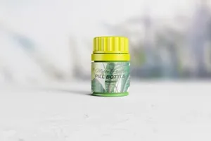 哑光塑料药瓶包装设计matte-plastic-pill-bottle