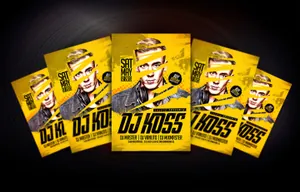 海报模型PSD贴图模板Flyer Mock-Ups